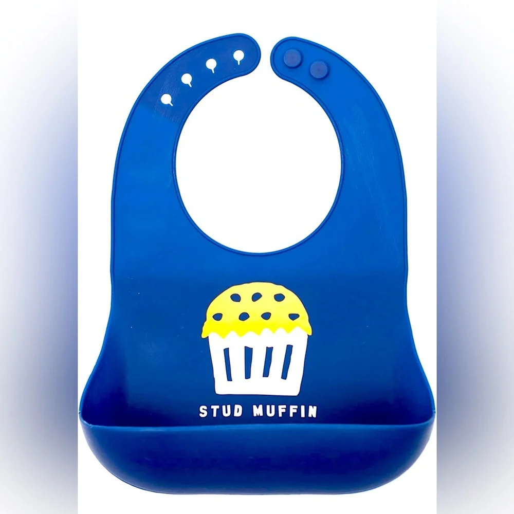 NWT WONDER BIB - BY BELLA TUNNO (set of 2 silicone bibs)
